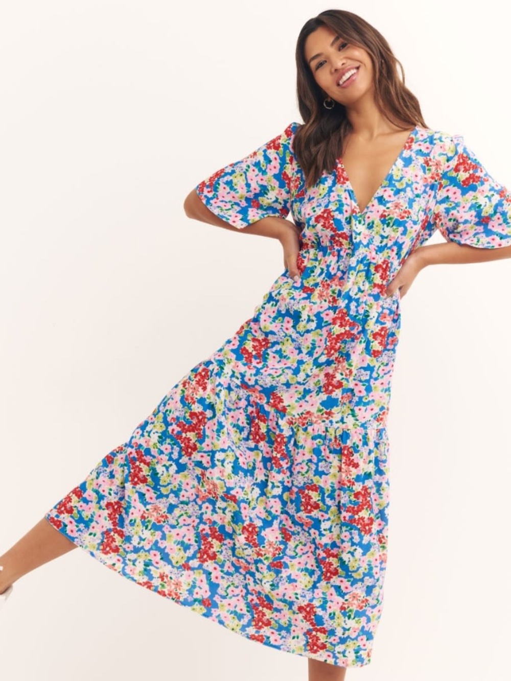 Fearne Cotton x Nobody's Child Floral Midi Dress
